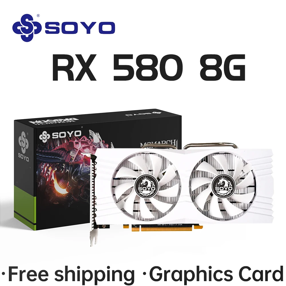 SOYO AMD Radeon RX580 8GB Graphics Card